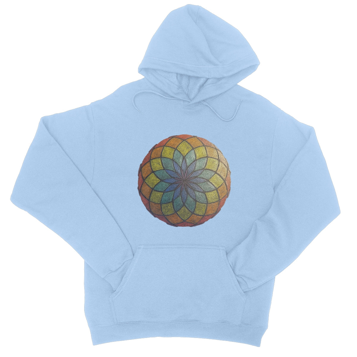 Lotus of Life in Colour College Hoodie