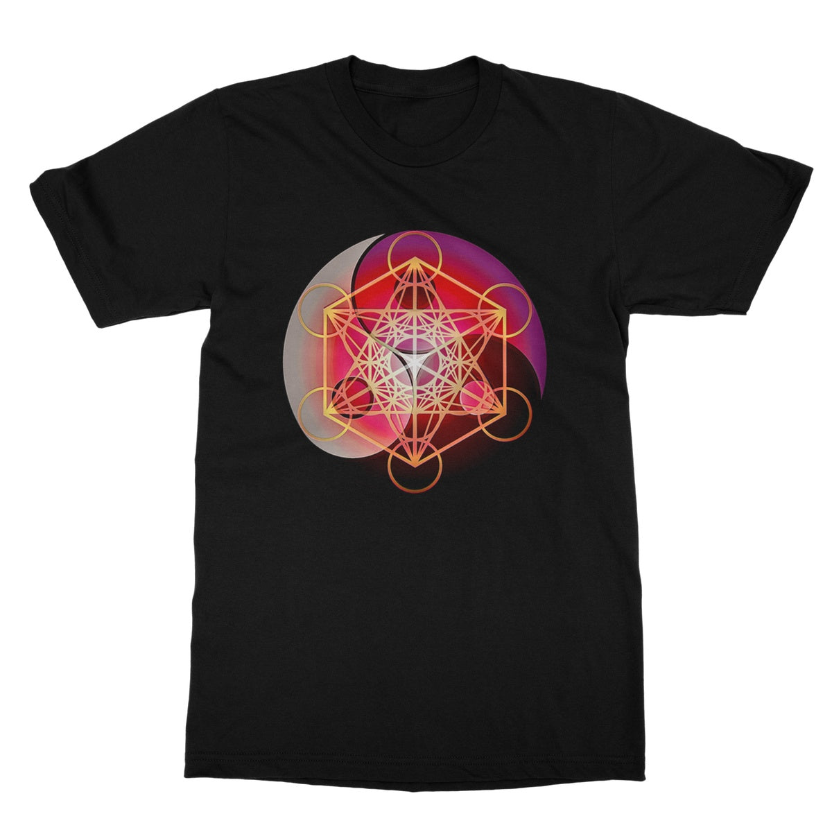 Metatron's Triple Yin Yang Softstyle T-Shirt