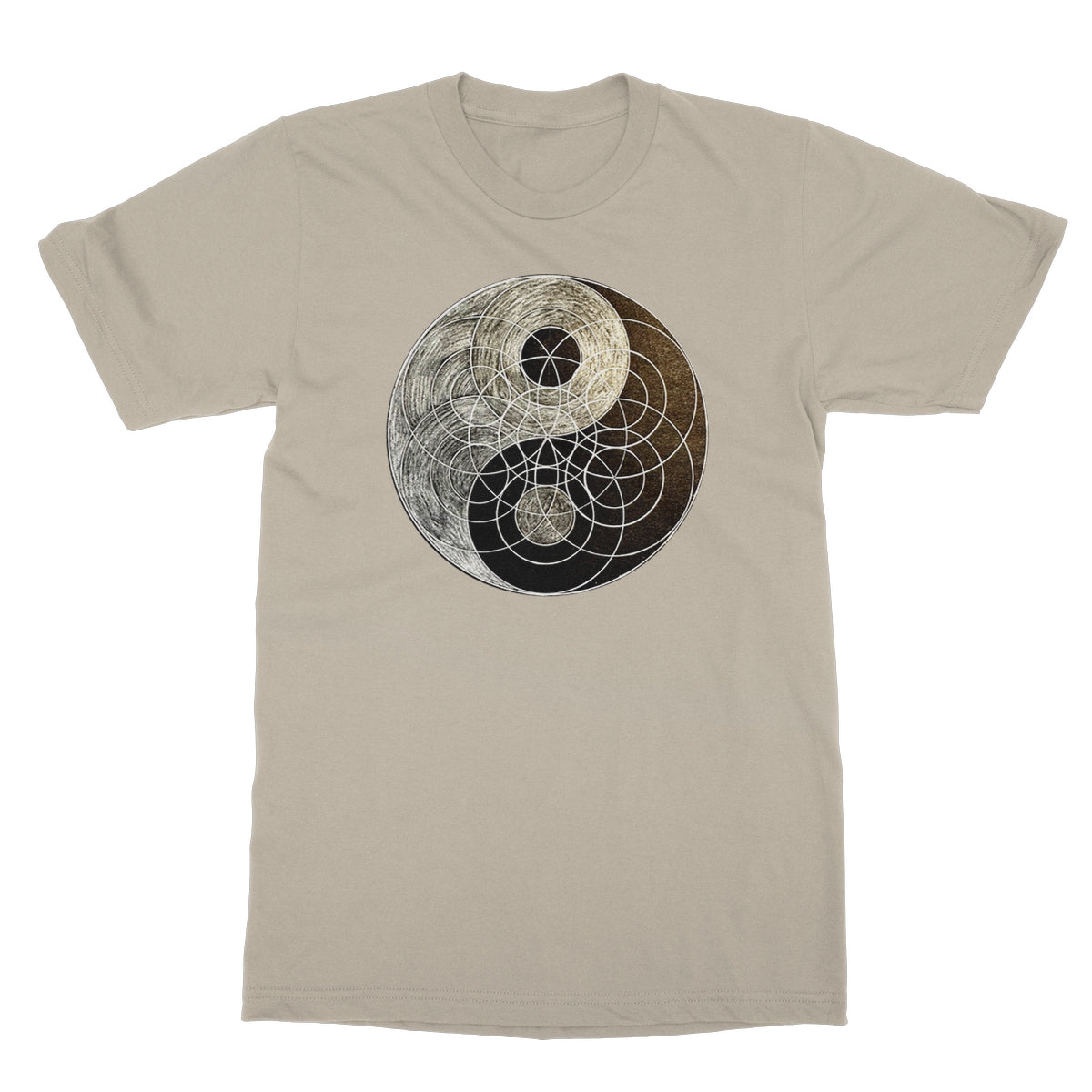 Yin Yang Golden Circle Softstyle T-Shirt