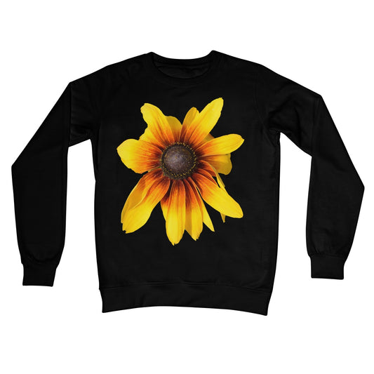 Yellow Flower 'Rudbeckia Golden jubilee' Crew Neck Sweatshirt