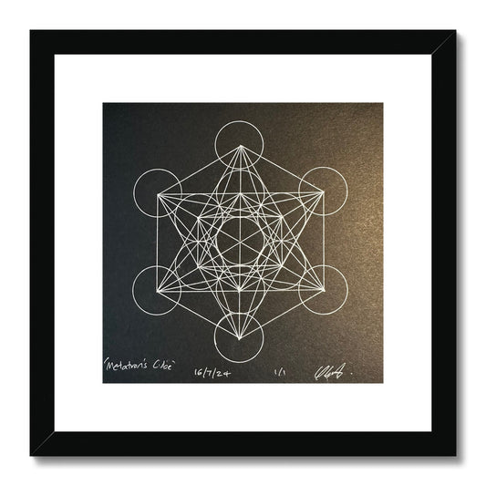 Metatron’s Cube  Framed & Mounted Print