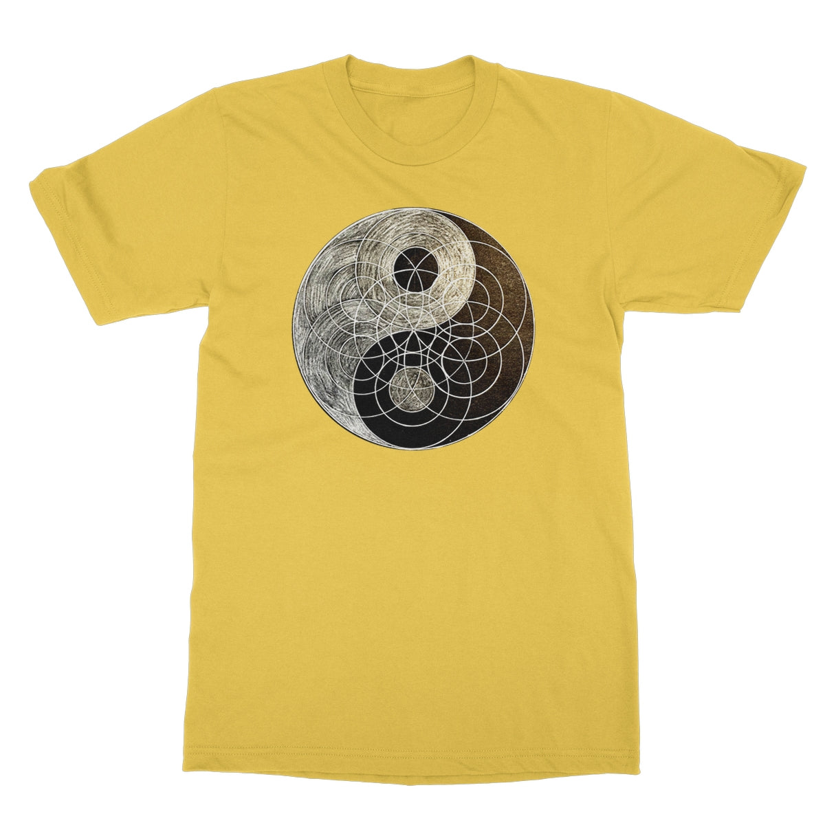 Yin Yang Golden Circle Softstyle T-Shirt