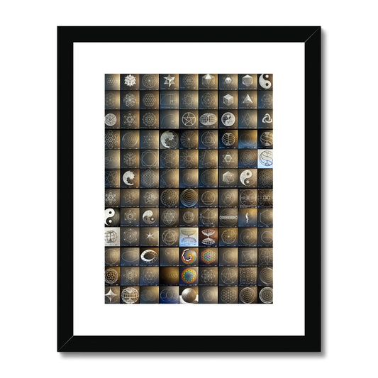 108 Sacred Geometry Artworks Framed & Mounted Print