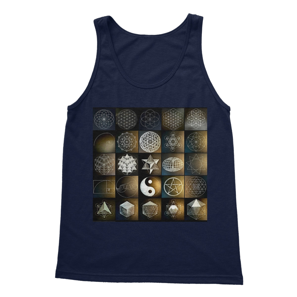 Sacred Geometry Unity Softstyle Tank Top