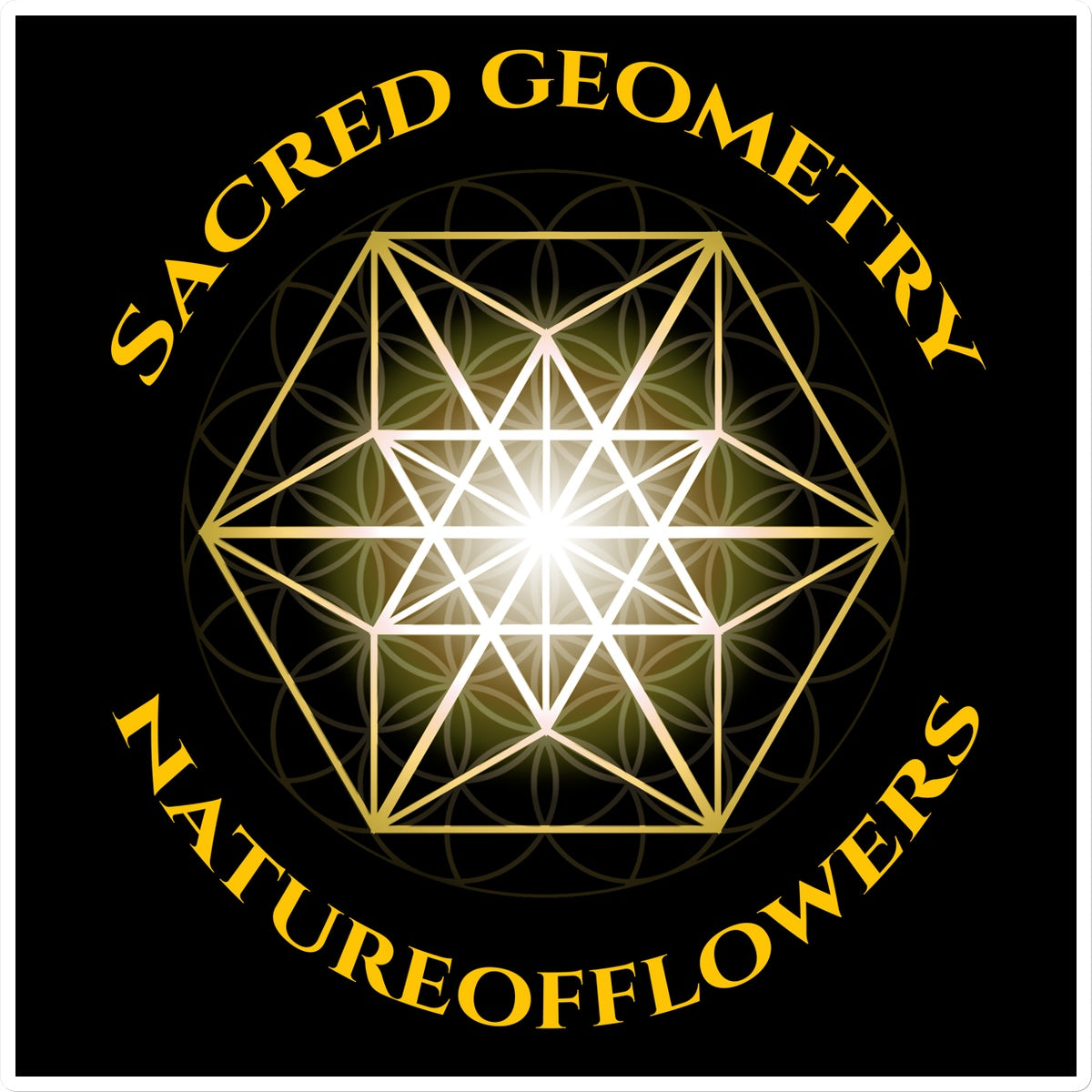 Sacred Geometry Natureofflowers Print Sticker