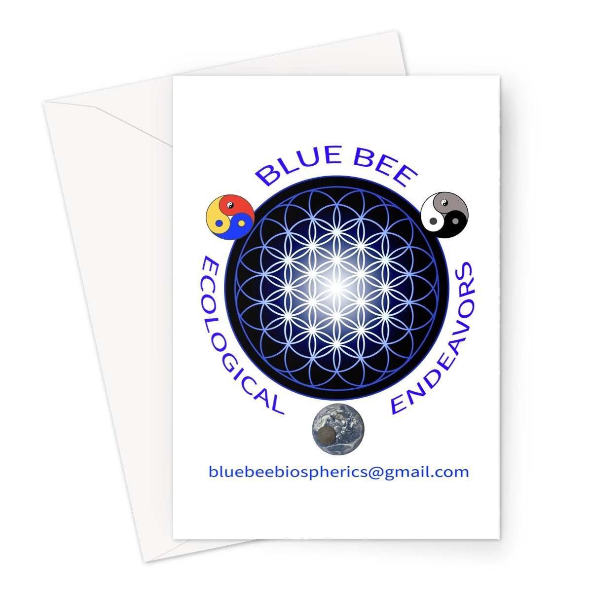 Blue Bee Ecological Endeavors BBEE  Greeting Card