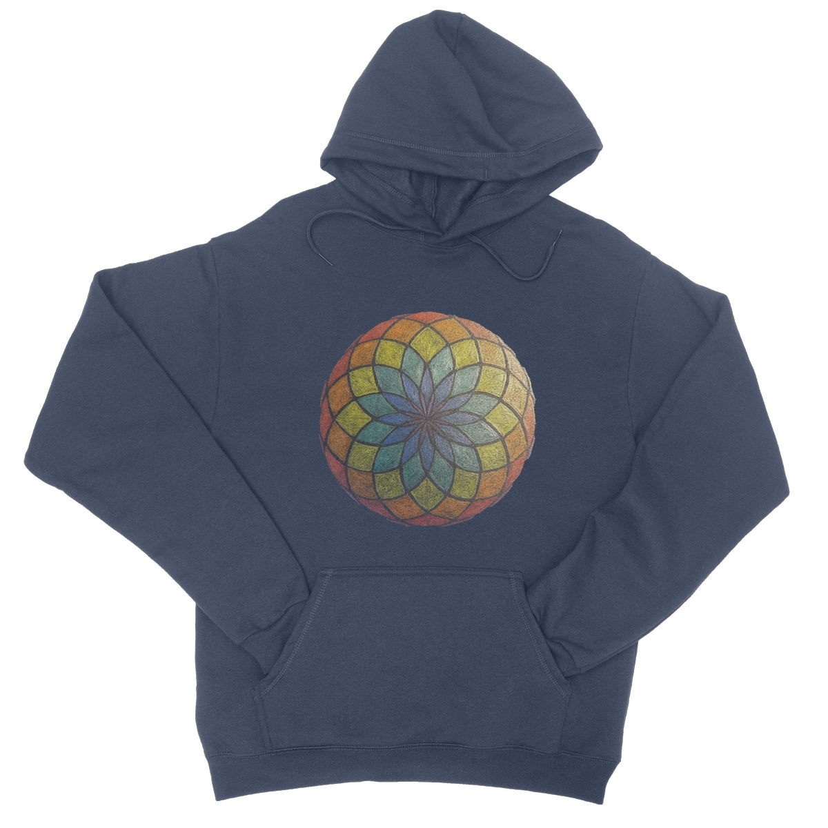 Lotus of Life in Colour College Hoodie