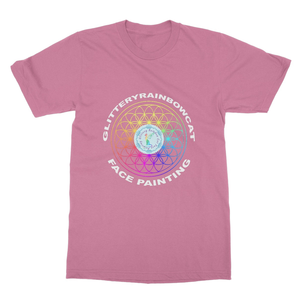 Glitteryrainbowcat Rainbow Softstyle T-Shirt