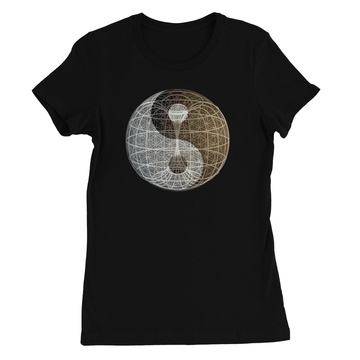 Yin Yang, Torus, Flower of Life, Unity Women's Favourite T-Shirt