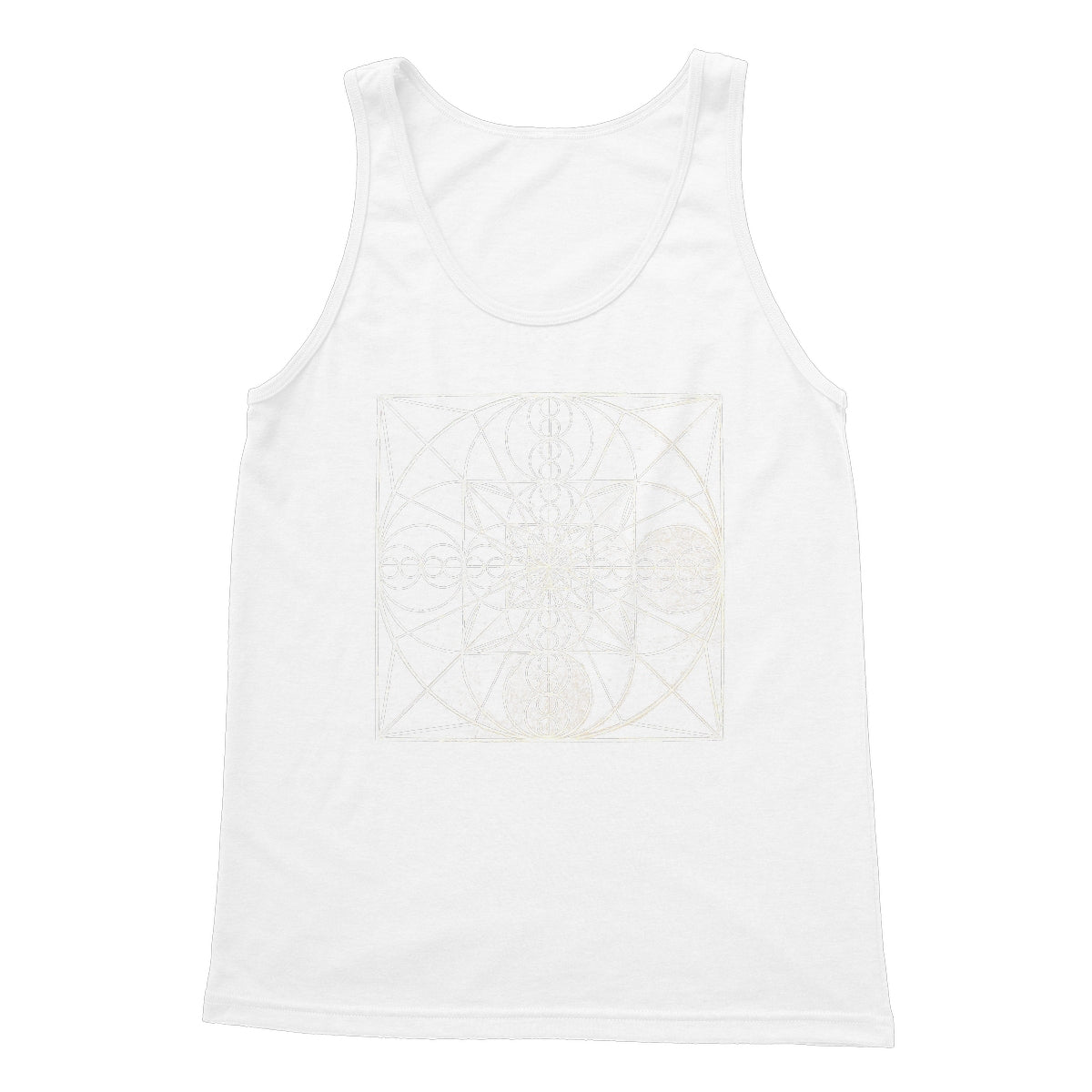 Double Wave Optics and Space Geometry After Walter Russell Softstyle Tank Top