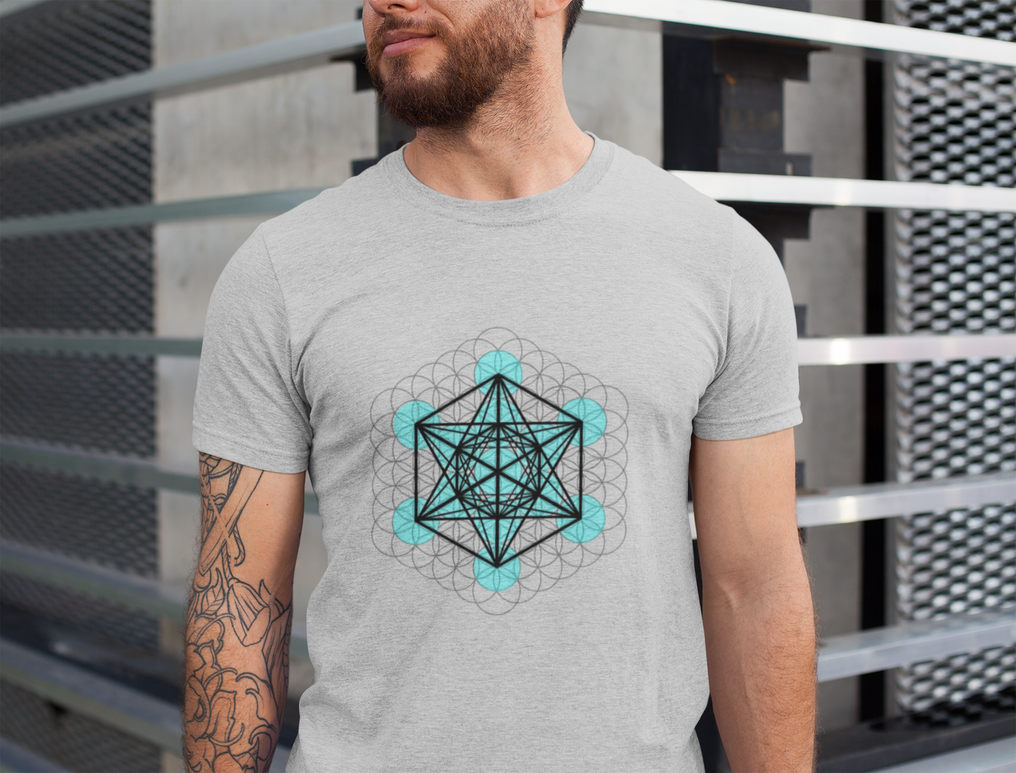 Fruit of Life, Metatron’s Cube T-Shirt - Nature of Flowers