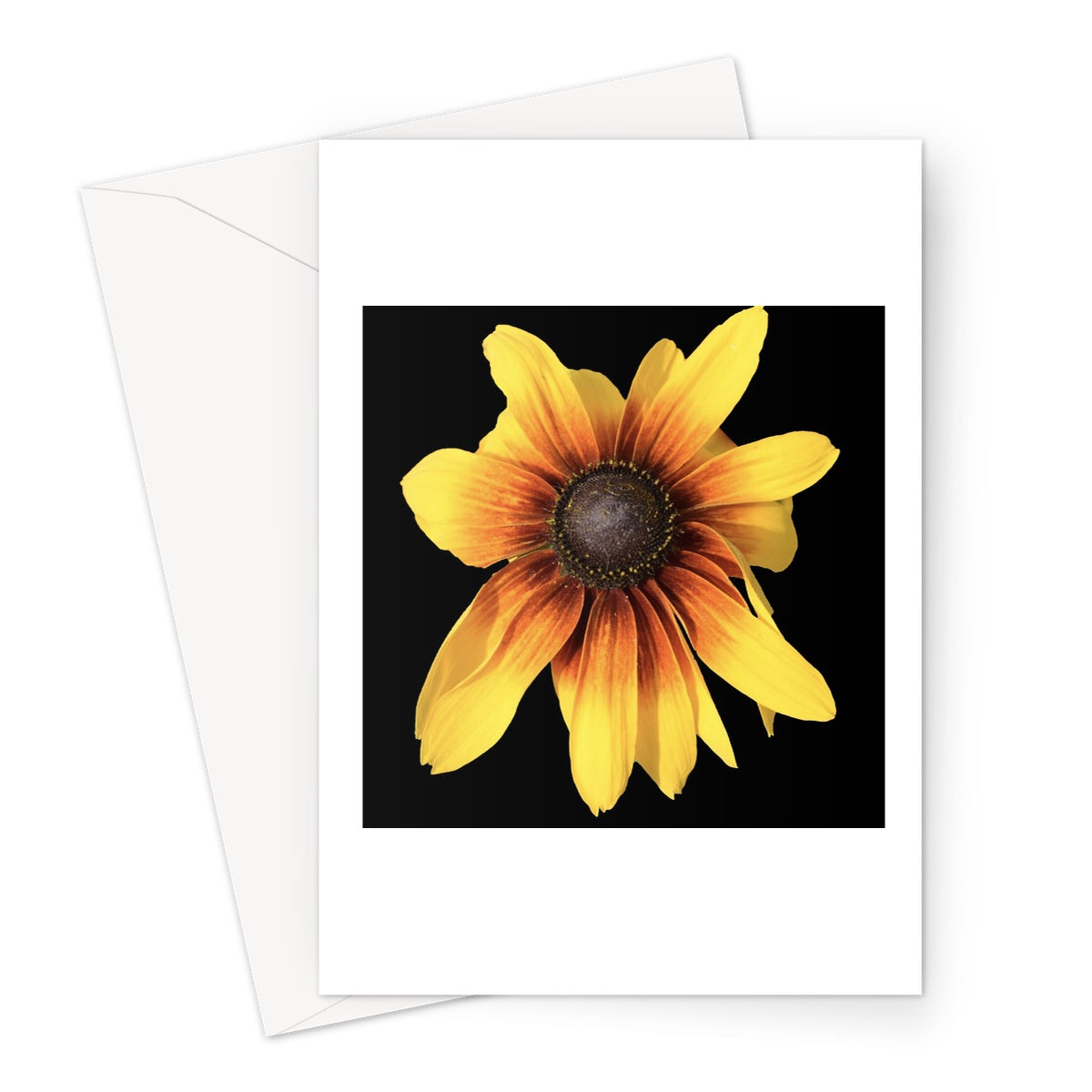 Yellow Flower Print 'Rudbeckia Golden jubilee' Greeting Card - Nature of Flowers