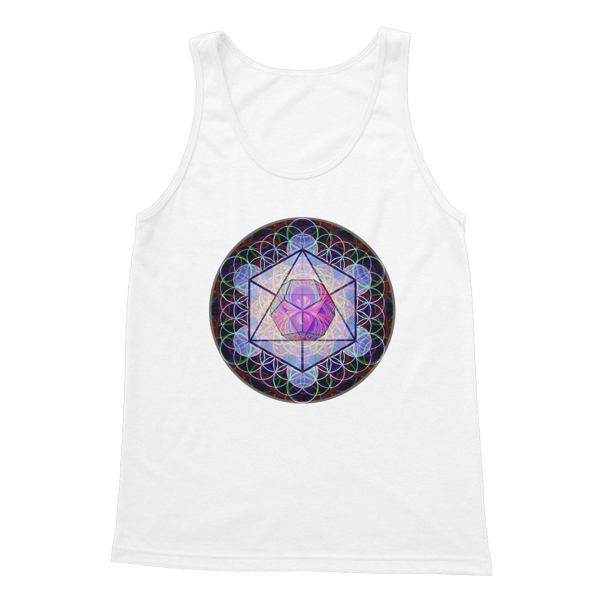 The Platonic Solid Dodecahedron Softstyle Tank Top