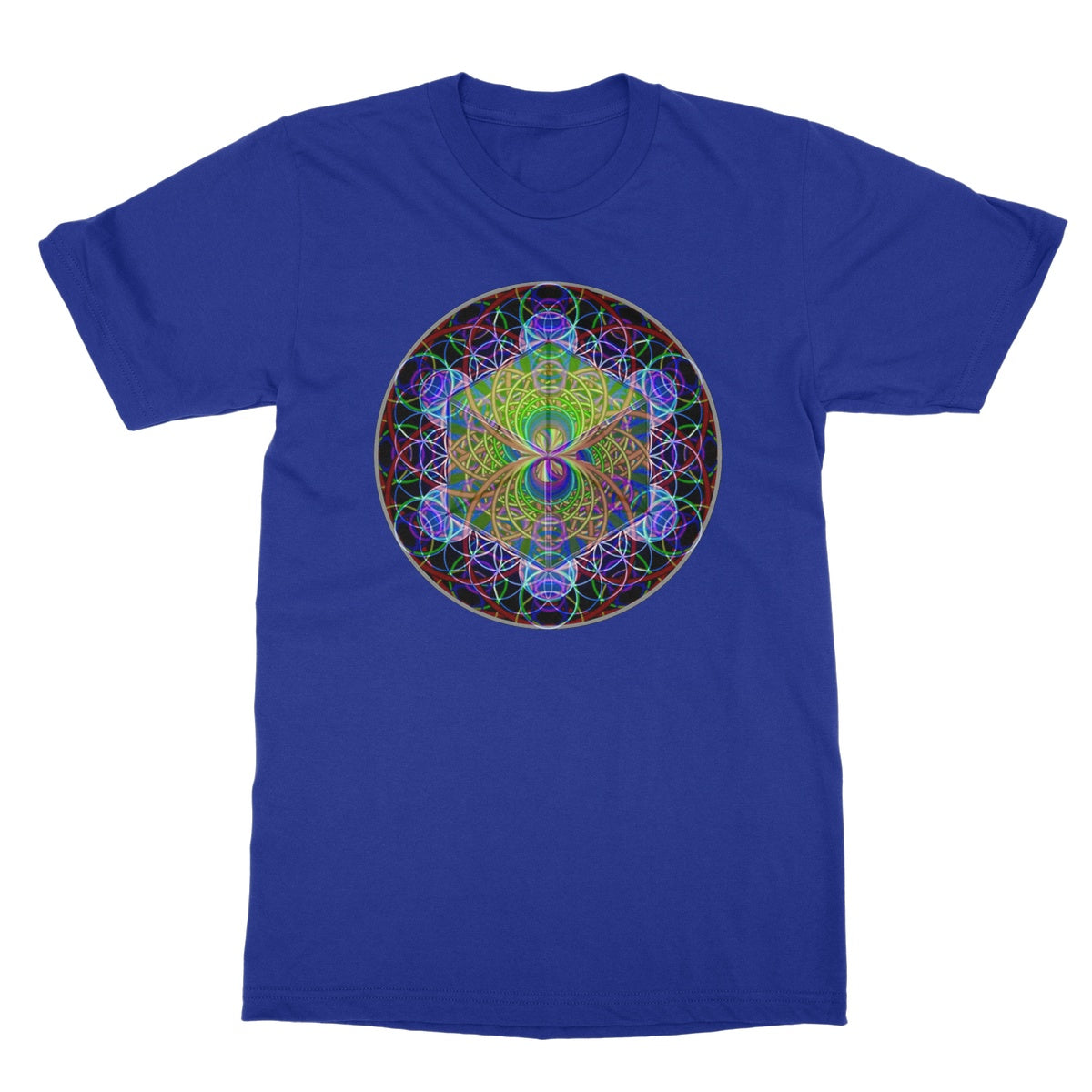 The Platonic Solid Cube  Softstyle T-Shirt