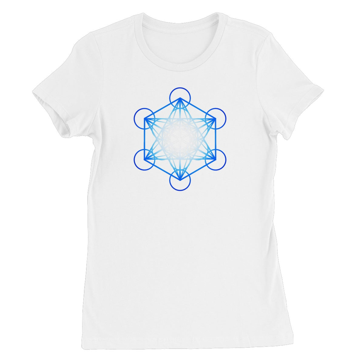 Metatron's Cube Women's Favourite T-Shirt - Nature of Flowers