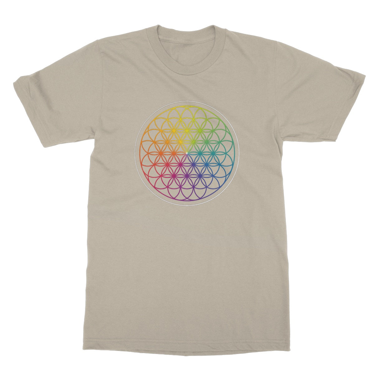 Flower of Life Full Spectrum  Softstyle T-Shirt