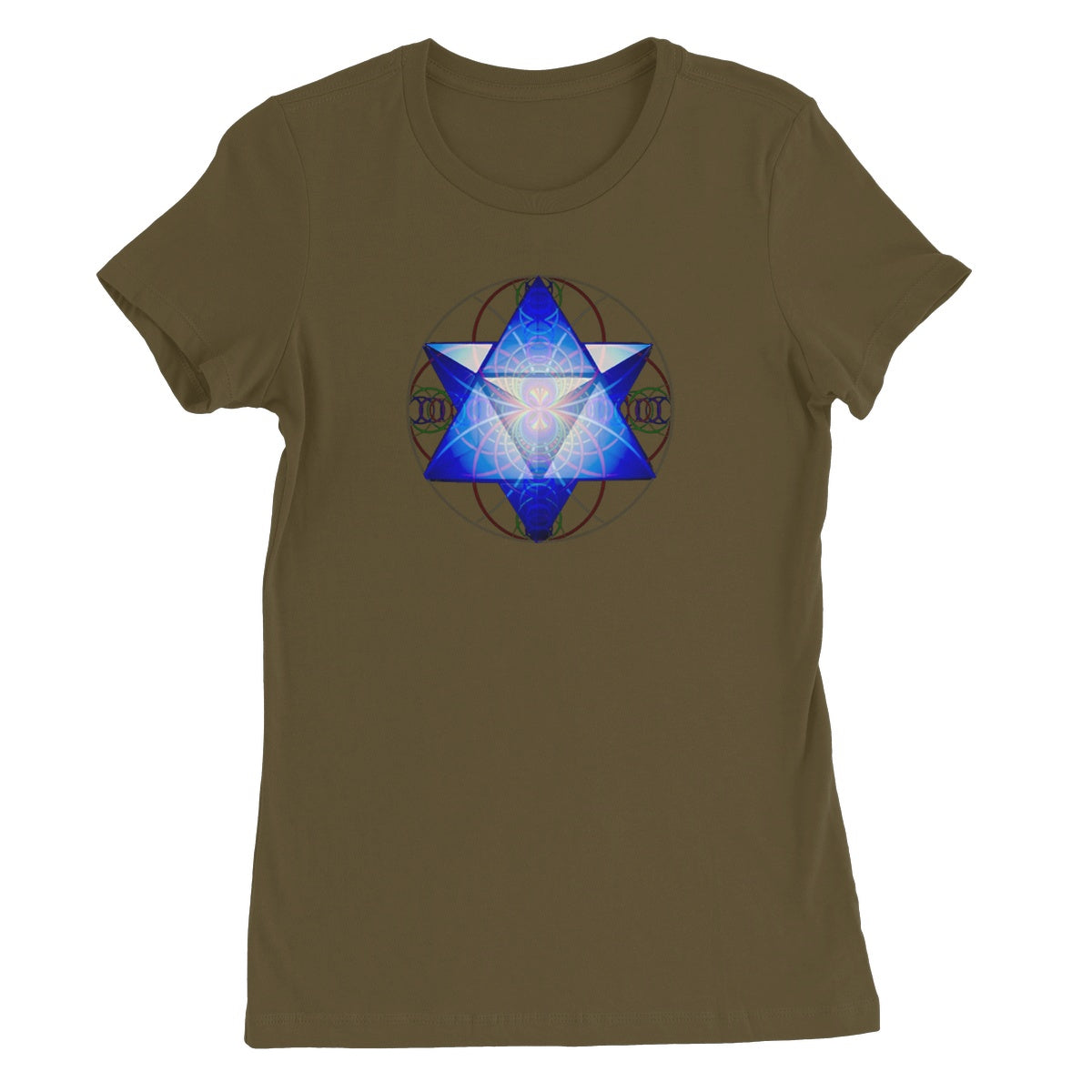 Merkaba Star Created With Sound Waves Women's Favourite T-Shirt