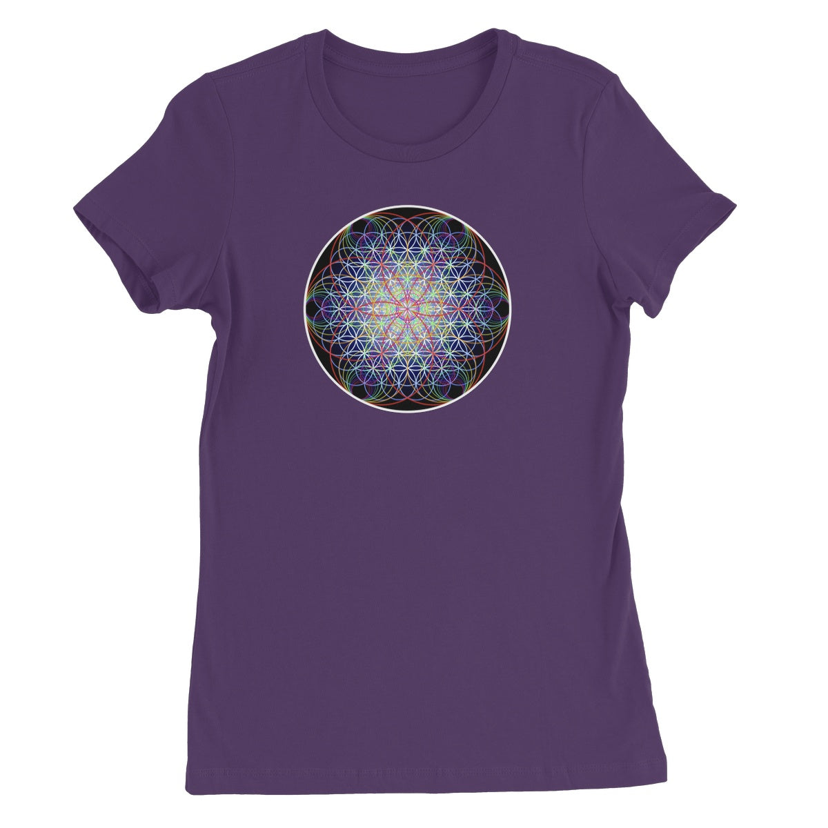 Sound Waves Resonating within the Flower of Life Women's Favourite T-Shirt