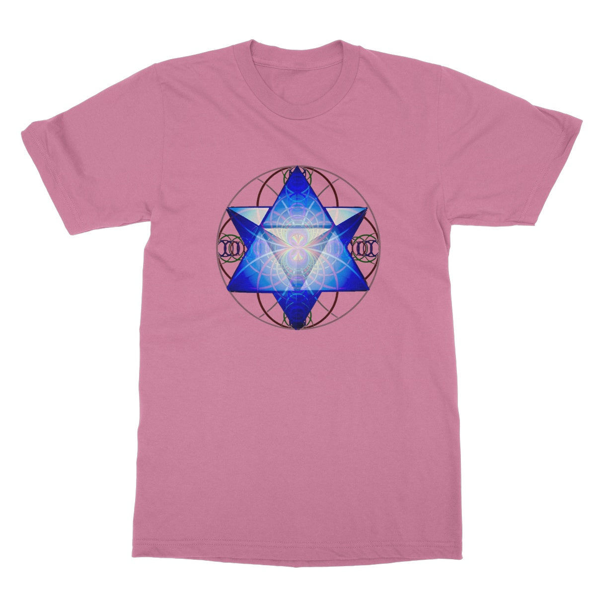 Merkaba Star Created With Sound Waves Softstyle T-Shirt