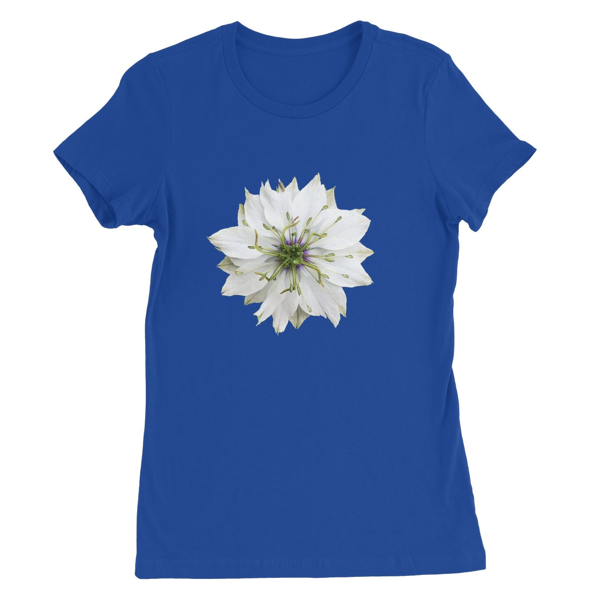 White Flower 'Nigella Love in the Mist' Women's Favourite T-Shirt - Nature of Flowers