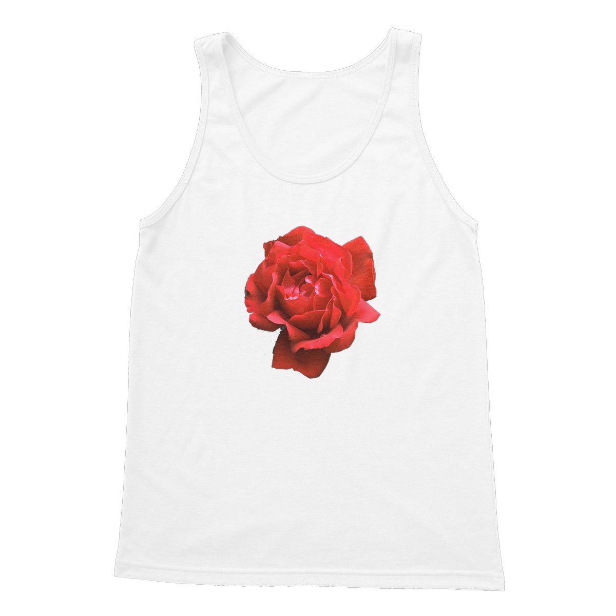 Red Rose Softstyle Tank Top