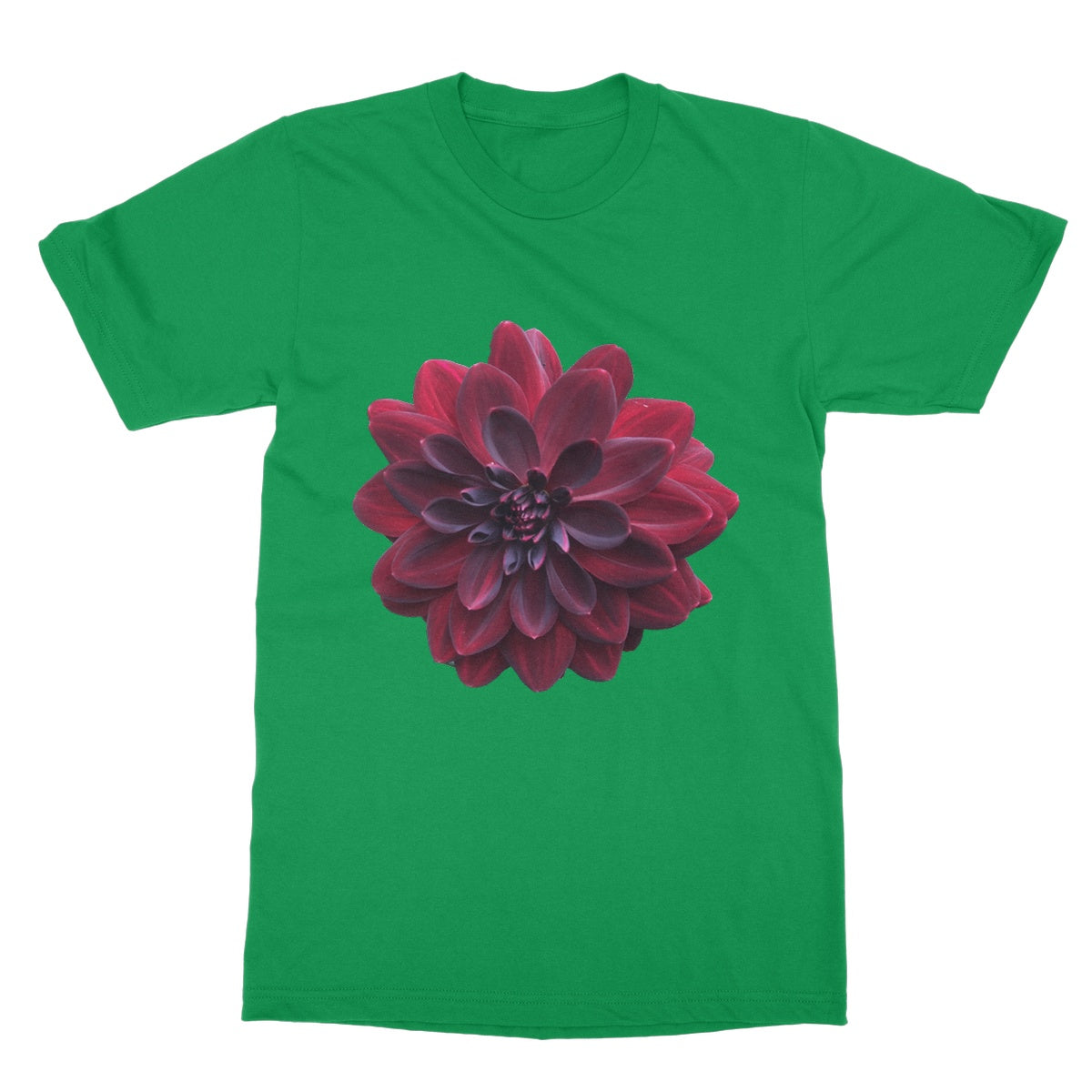 Dahlia Flower Softstyle T-Shirt - Nature of Flowers
