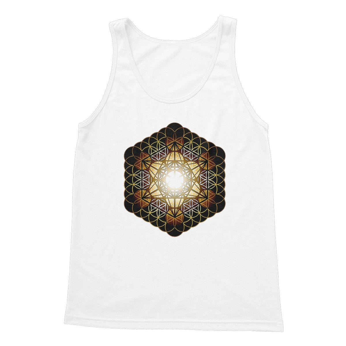 Fruit of Life Glow Softstyle Tank Top