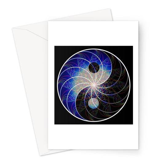In Darkness there is Light Print Greeting Card