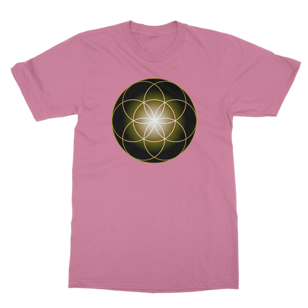 Seed of Life in Gold T-Shirt - Nature of Flowers