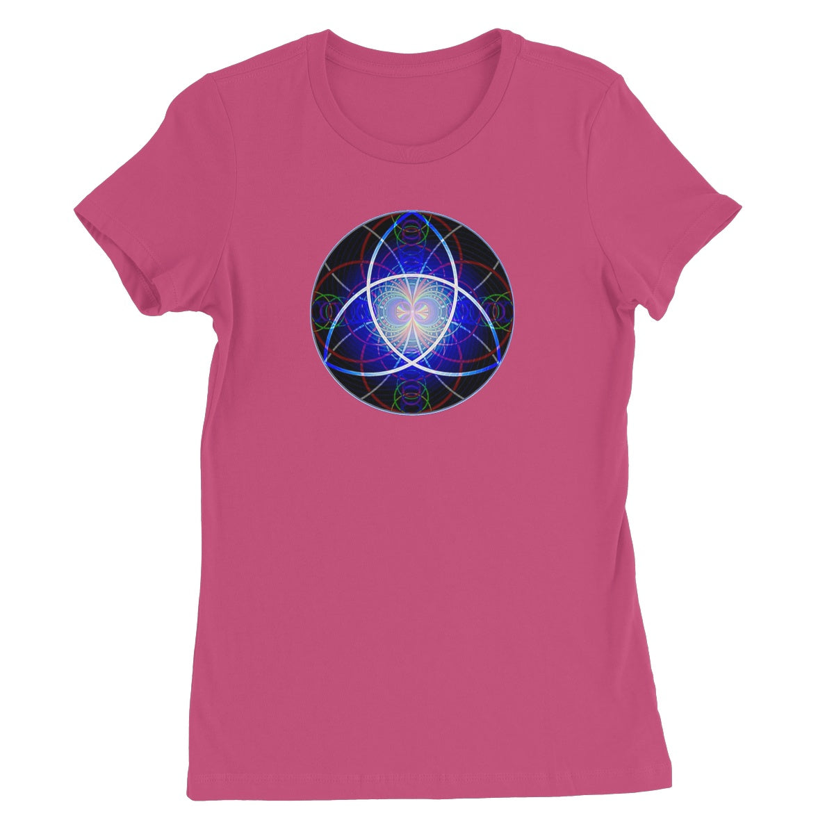 The Triquetra Rainbow Wave print Women's Favourite T-Shirt