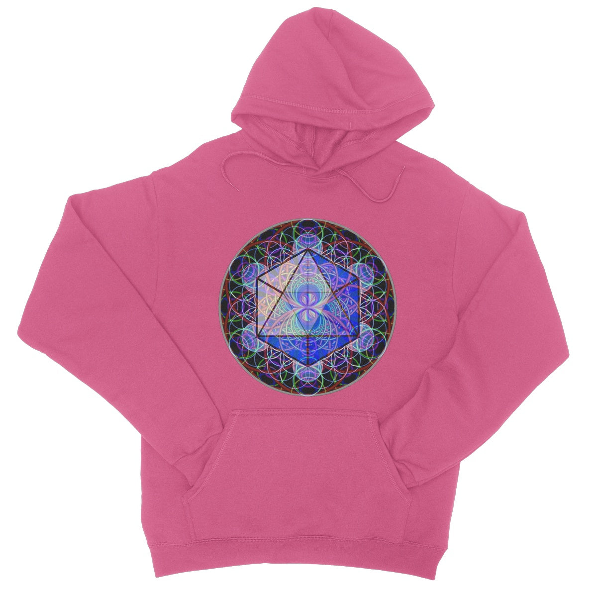 The Platonic Solid Icosahedron College Hoodie