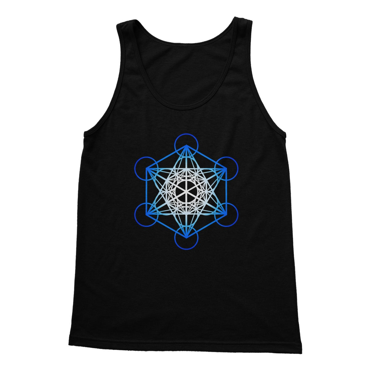 Metatron's Cube Softstyle Tank Top - Nature of Flowers