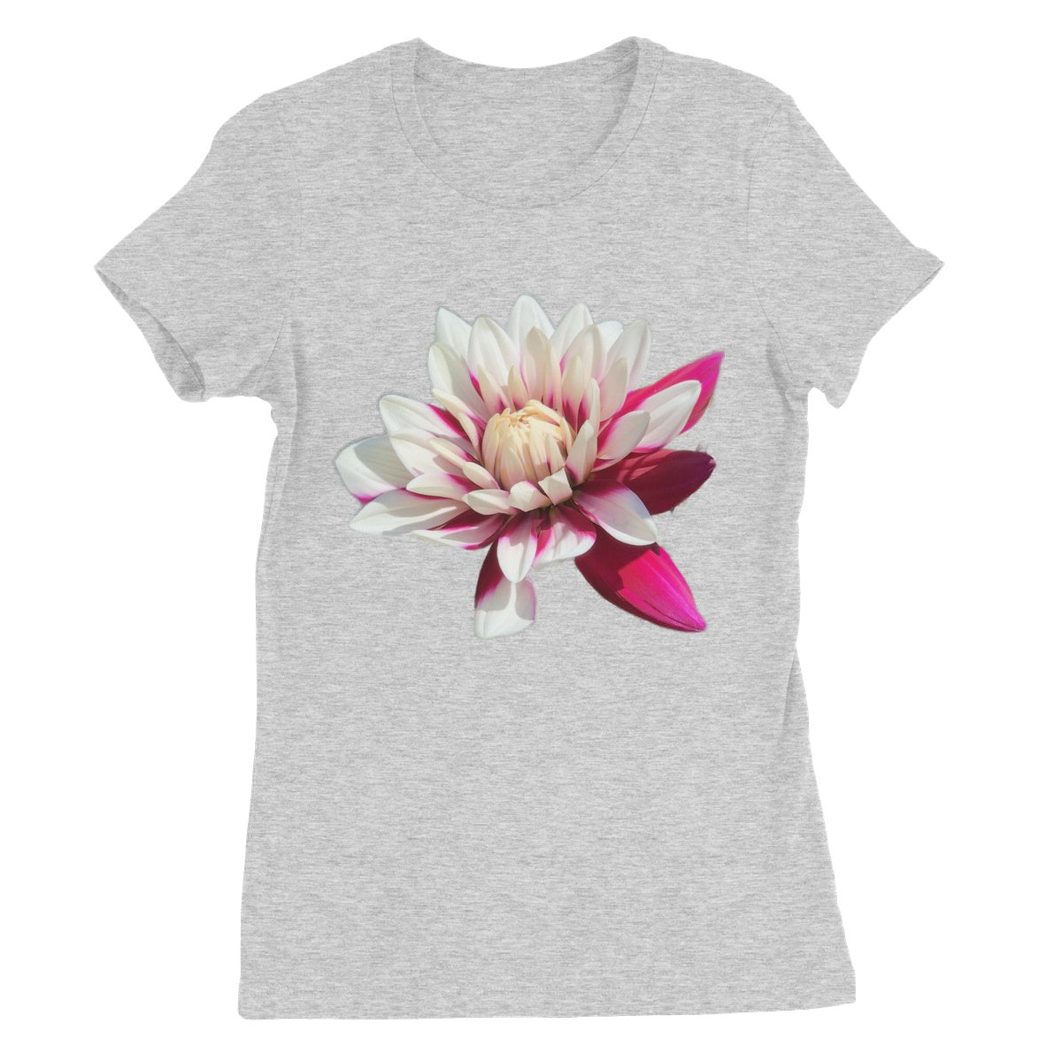 Pink Dahlia Women's Favourite T-Shirt - Nature of Flowers