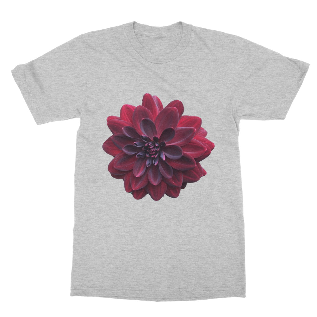 Dahlia Flower Softstyle T-Shirt - Nature of Flowers