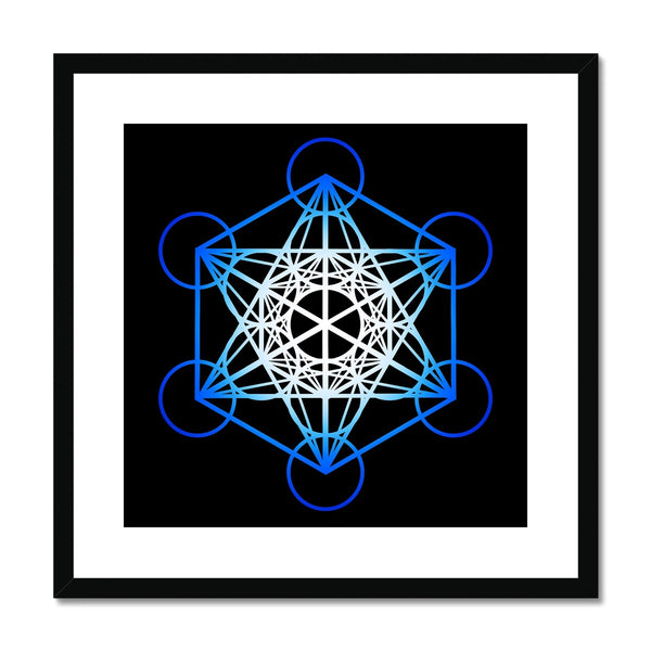 Metatron's Cube Print Framed & Mounted Print