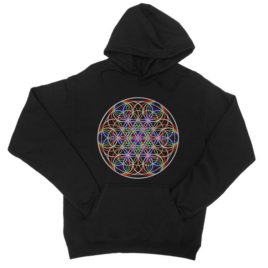 The Sound of the Flower of Life College Hoodie