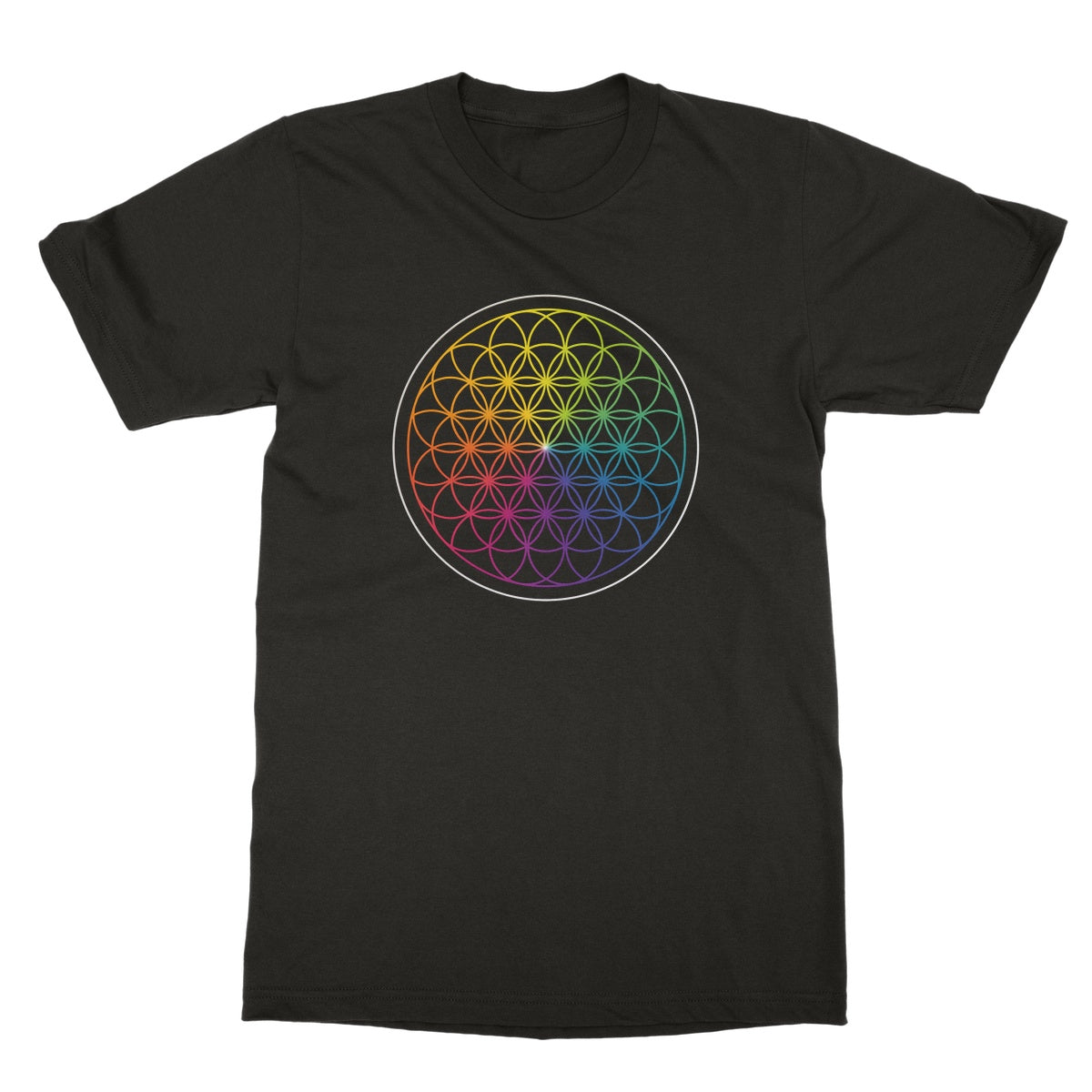 Flower of Life Full Spectrum  Softstyle T-Shirt