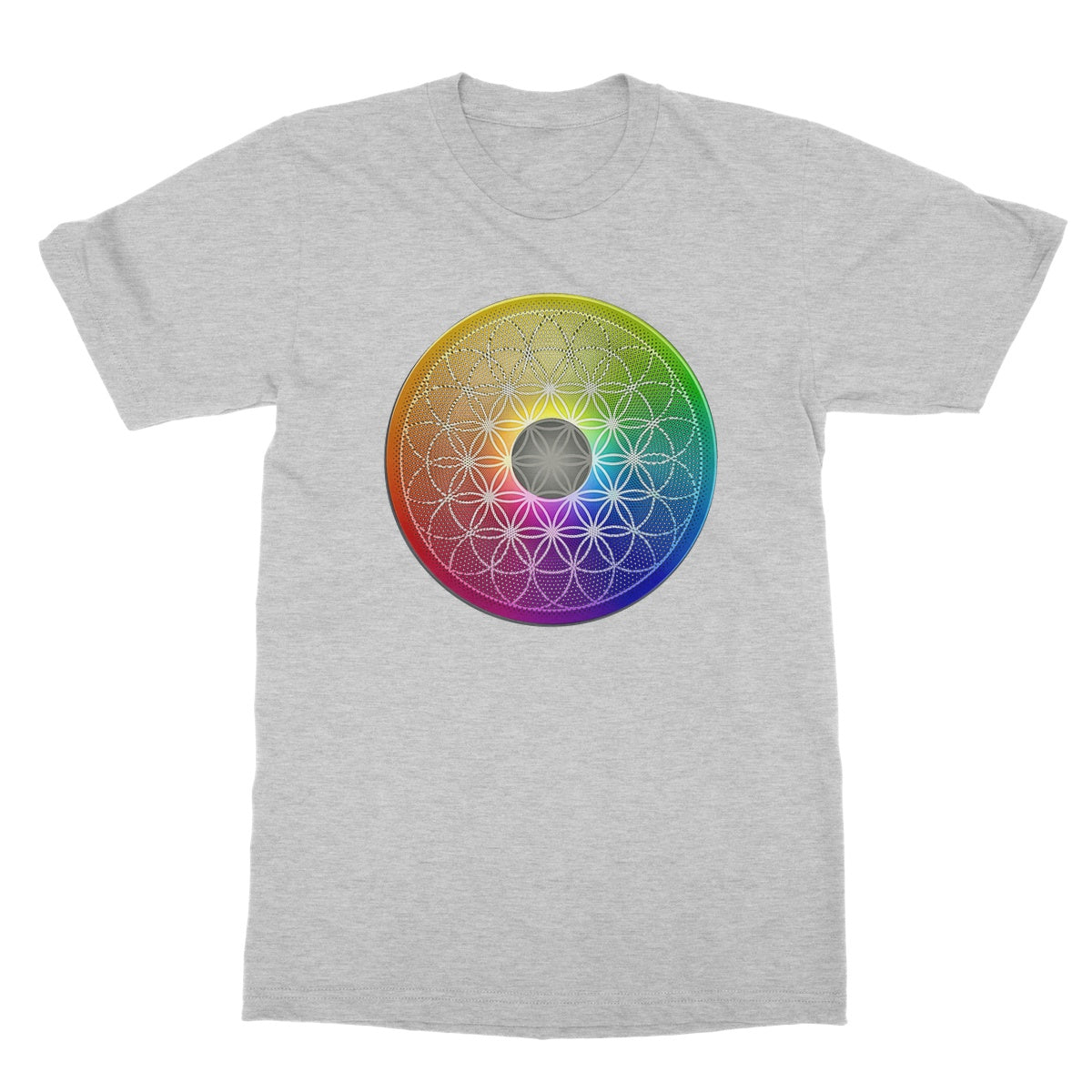 Rainbow Torus Flower of Life Softstyle T-Shirt