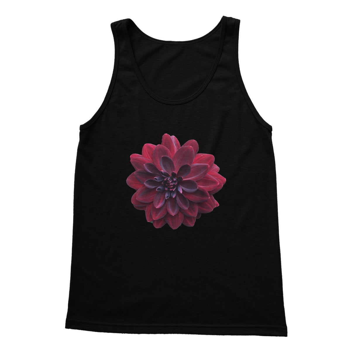 Dahlia Softstyle Tank Top - Nature of Flowers
