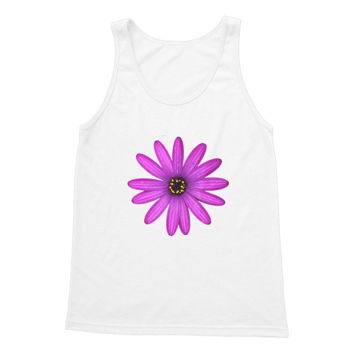Pink Flower 'Osteospermum Tresco Purple' Softstyle Tank Top - Nature of Flowers