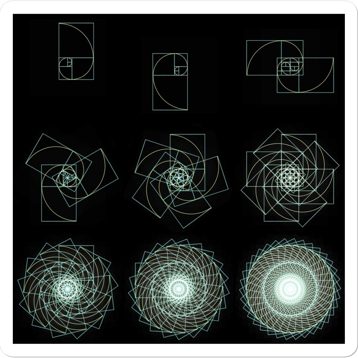 Sequense Sticker Fibonacci Sequence Sticker