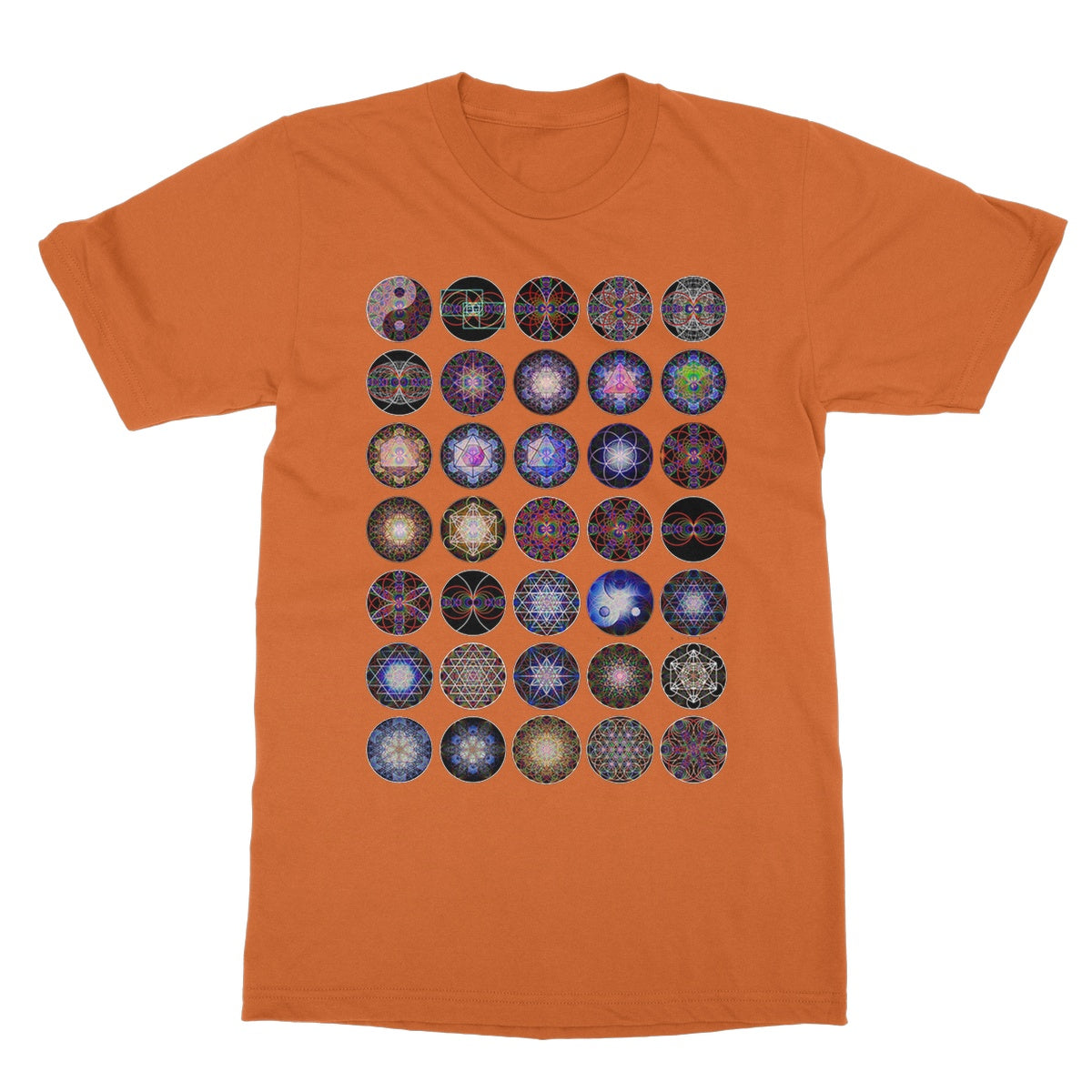 35 Sound Waves Clear including the Platonic Solids Softstyle T-Shirt