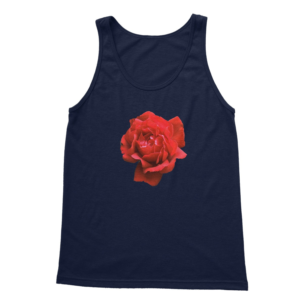 Red Rose Softstyle Tank Top