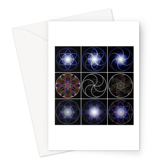 Seed of Life in Nine Greeting Card