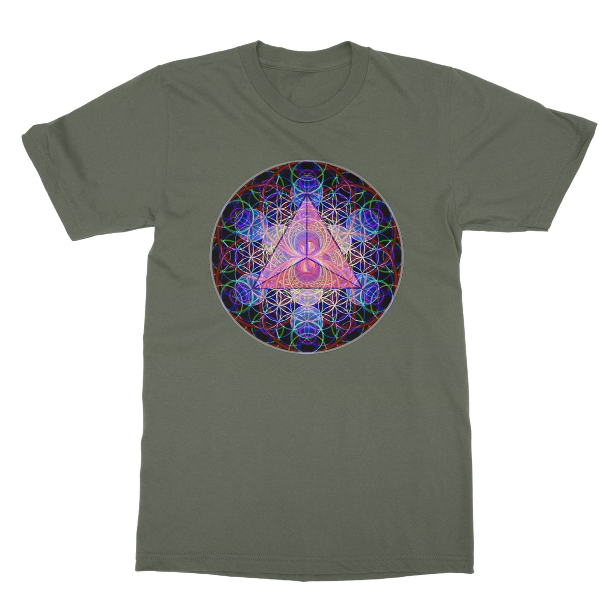 The Platonic Solid Tetrahedron Softstyle T-Shirt