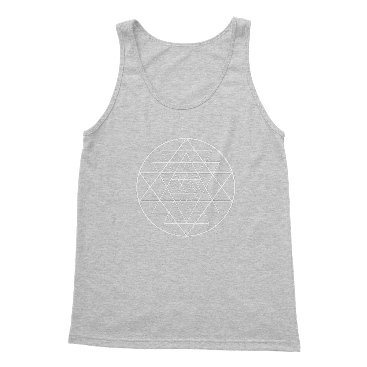 Shri Yantra Creation Softstyle Tank Top - Nature of Flowers