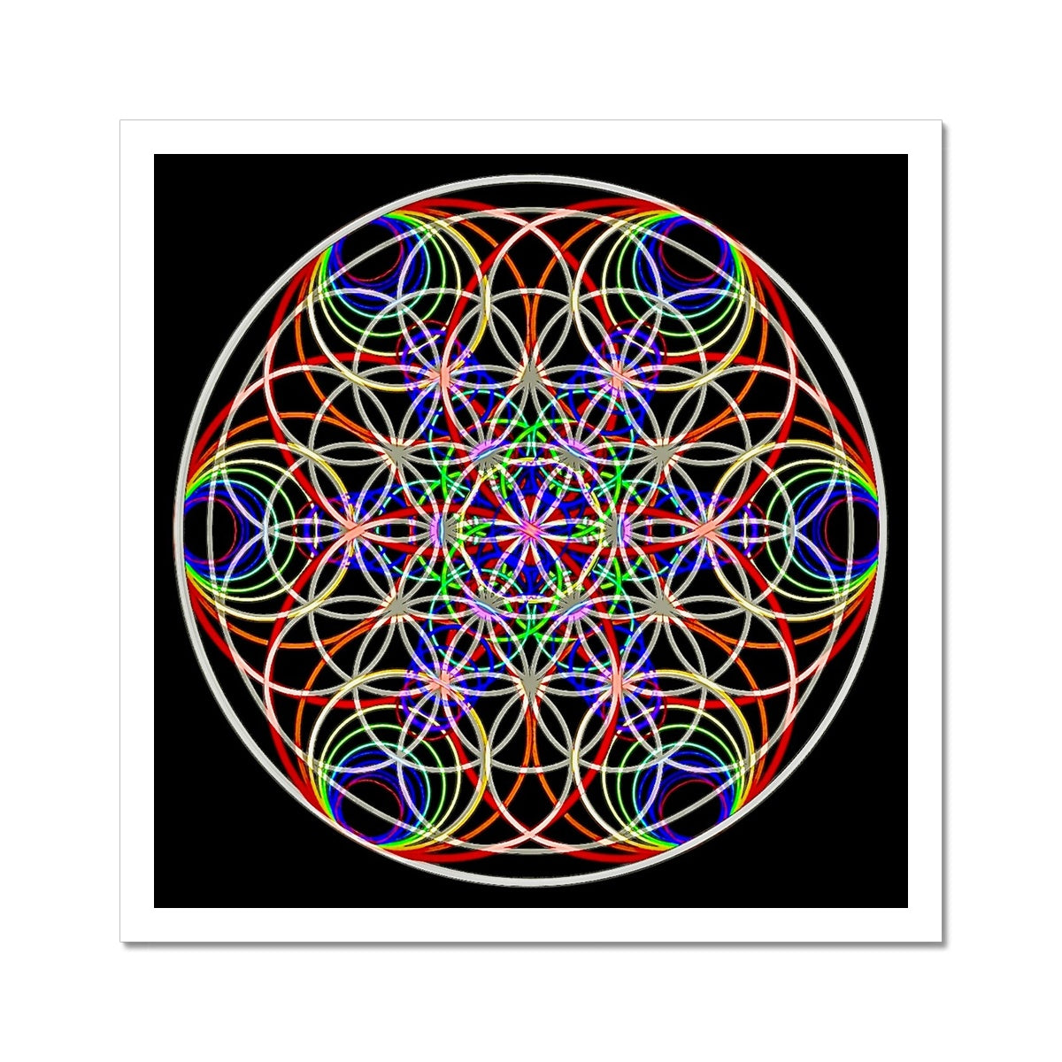 The Sound of the Flower of Life Print C-Type Print