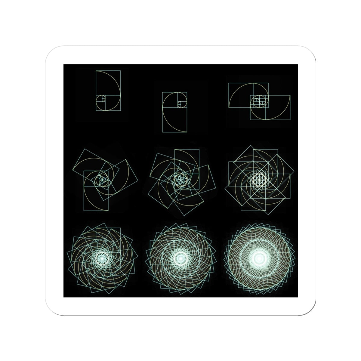 Sequense Sticker Fibonacci Sequence Sticker