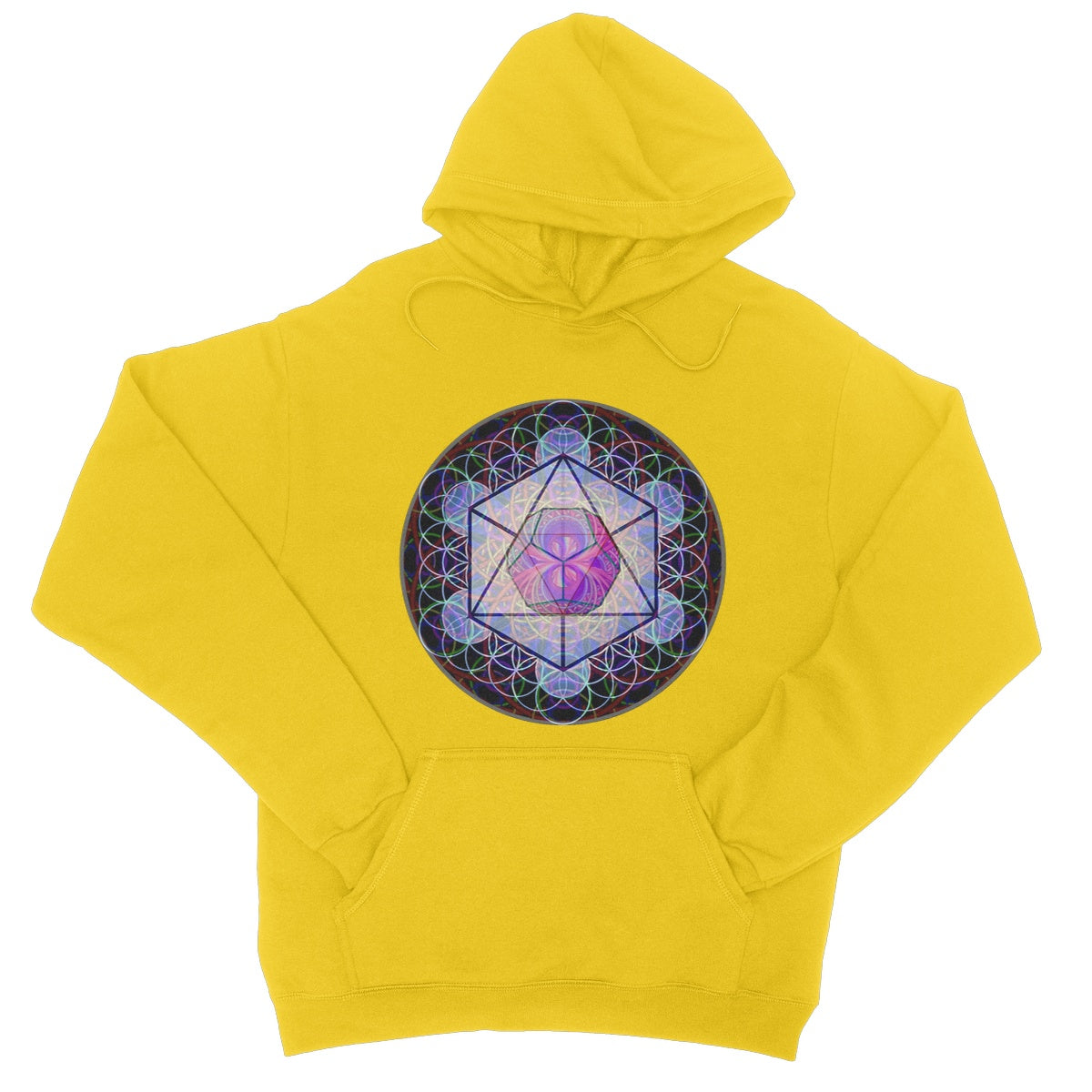 The Platonic Solid Dodecahedron College Hoodie