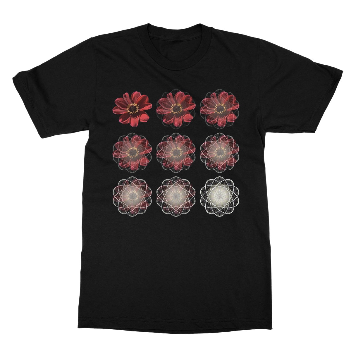 The Geometry of Flowers 4 Softstyle T-Shirt